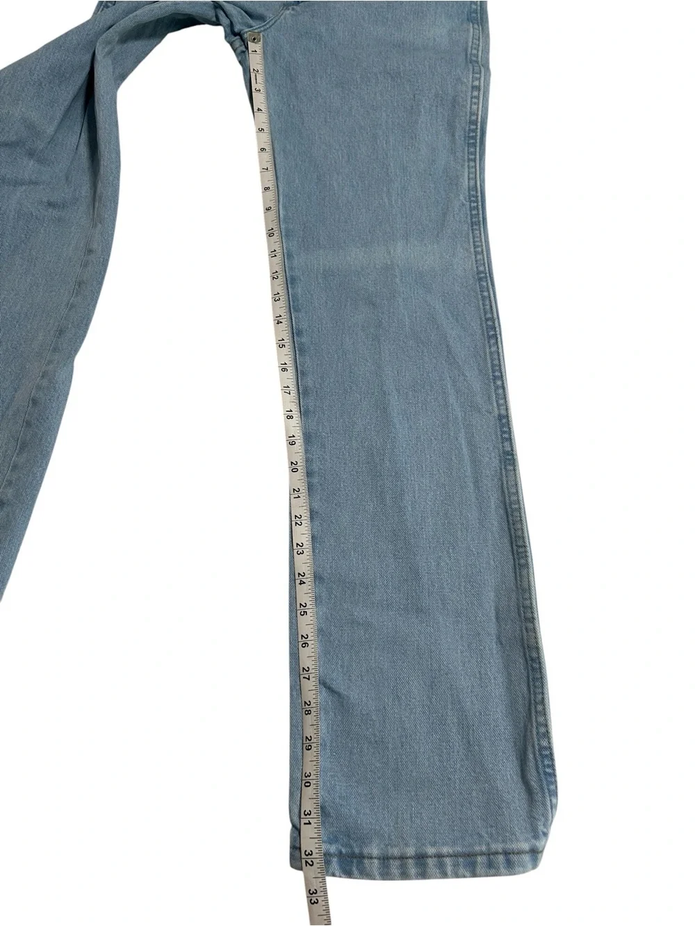 Vintage Wrangler 936GBK Light Wash Western Straight Leg Jeans 30x32 USA